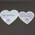 Crystal Glue DIY Clay-Pressing Board Table Decoration Homemade Silicone Mold Cloud Heart-Shaped Oval Long Square Mold