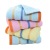 Pure Cotton Tricolor Satin Stripe Plain Towel Face Towel