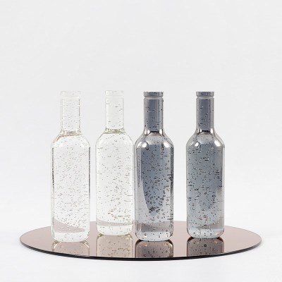 Modern Simple Crystal Bubble Wine Bottle Light Luxury Decoration Model Room Sales Office Restaurant Kitchen Wine Cabinet Soft Decoration