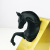 Model Room Hotel Club Soft Decoration Horse Head Bookend Modern European Home Crafts Metal Ornaments Decorations