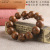 Door Frame Bracelet Buddha Beads Bracelet Rift Grain Wooden Bracelet Binding Couple Gift Travel Commemorative Jewelry