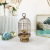 Metal Birdcage Candlestick Decoration American Chinese Style New Chinese Style Home Decoration Electroplating High-End Crafts Decoration