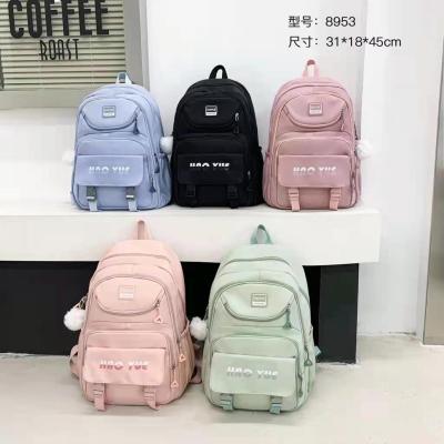 Fashion Trendy Two Shoulders Backpack Crossbody Bag Schoolbag Travel Bag Computer Bag Small Fresh