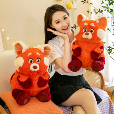 Youth Metamorphosis Turn Red Lesser Panda Doll Plush Doll Foreign Trade Toys Children's Toys