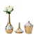 European-Style Post-Modern Light Luxury Lotus Electroplating Ceramic Home Crafts Decoration Model Room Coffee Table Vase Decoration