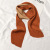 Contrast Color Gradient All-Match Pleated Long Scarf Belt Neck Band Hair Band High Sense Matching Shirt Tie Bag Scarf