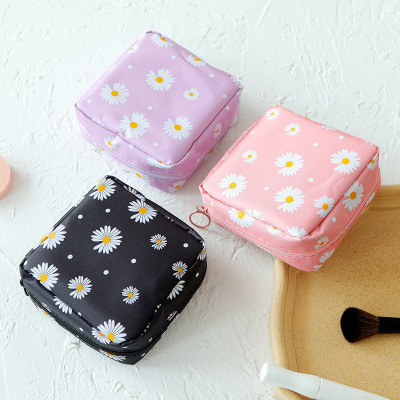 Sanitary Napkin Storage Bag Portable Large Capacity Aunt Towel Storage Bag Sanitary Napkin Protection Mat Storage Bag Cosmetic Bag