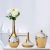 European-Style Post-Modern Light Luxury Lotus Electroplating Ceramic Home Crafts Decoration Model Room Coffee Table Vase Decoration