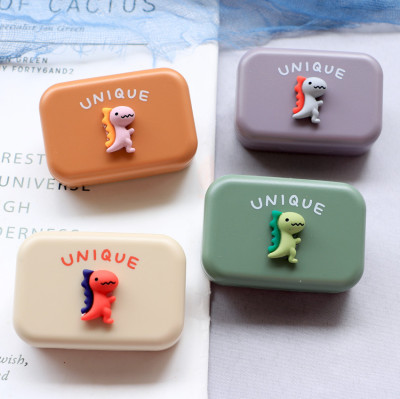 INS Like Fish With Mirror Glasses Box/Couple Box Beauty Glasses Box/Can Graphic Customization/Little Dinosaur