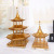 New Chinese Creative Metal Pagoda Decoration Home Model Room Entrance Sales Office Home Craft Soft Decoration