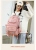 Fashion Trendy Two Shoulders Backpack Crossbody Bag Schoolbag Travel Bag Computer Bag Small Fresh