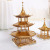 New Chinese Creative Metal Pagoda Decoration Home Model Room Entrance Sales Office Home Craft Soft Decoration