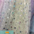 Colorful Plum Stamping Mesh Sheer Yarn Girl's Dress Stage Wear Performance Wear Ornament Yarn Fabric