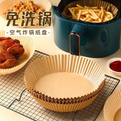 Air Fryer Special Paper Double-Sided Oiled Paper Packing Paper Baking and Barbecue Household Food Oiled Paper round Paper Pallet