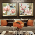 Square Flower Decorative Painting Modern Plant Hallway Oil Painting Stairs Aisle Corridor Canvas Painting Master Bedroom Hanging Painting