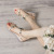 2022 New Summer Sandals Fairy Style Wedge Rhinestone Internet Celebrity Beach Fashion Roman Flat Ins Women's Shoes