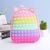 Amazon New Rat Killer Pioneer Children Backpack Bubble Solution Tablet Factory Spot Silicone Squeezing Toy