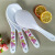 Thick Imitation Porcelain Rice Spoon Melamine Rice Spoon Plastic Rice Spoon Rice Spoon Soup Spoon 2 Yuan Wholesale