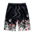 Summer Men's Beach Pants Large Size Fashion Printed Cropped Pants Teenagers Loose Casual Shorts Wholesale