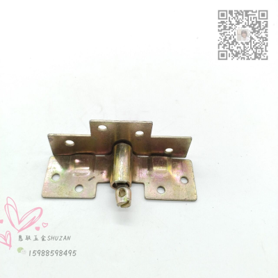 New Interior Decoration Material Hardware Accessories Furniture Fastener Bed Hinge Bed Foot Wholesale