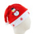 New Flannel Cartoon Hat Christmas Decoration Felt Pattern Hat Christmas Hat for the Elderly Holiday Party Headdress