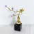 New Chinese Creative Amethyst Dragonfly Gourd Gift Decorations Living Room Entrance Brass Home Ornaments