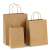 Kraft Paper Portable Takeaway Bag Wholesale Paper Carrier Bag Catering Packing Bag Paper Gift Bag Printed Logo