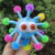 Giant Convex Snowflake Ball Vent Elastic Flash Hairy Ball Stall Night Market Small Snowflake Ball Luminous Toy