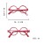 Adult and Children Glasses Frame ARALE Harry Potter Glasses Frame Decoration Christmas Halloween New Year Glasses Frame