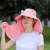 New Fan Sun Protection Hat Female Summer Biking Face-Covering UV Mask Big Brim Sun-Proof Sun Hat Tea Picking Hat