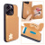 Suitable for Apple 13pro Back Cover Wallet Ins Phone Case Iphone12 Anti-Fall Mirror Card Holder Mobile Phone Leather Case