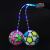 Large Luminous Swing Ball Fitness Ball Ball Inflatable Elastic Ball Colorful Flashing Light Children's Toy Stall Night Market