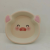 Fiber Products Pig Small Bowl Dish and Bowl Long Spoon Three Grid Four Grid Plate Small round Cup Special Shaped Plate