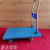 Silent Folding Small Trailer Warehouse Supermarket Truck Folding Trolley Pull Goods Platform Trolley