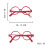 Adult and Children Glasses Frame ARALE Harry Potter Glasses Frame Decoration Christmas Halloween New Year Glasses Frame