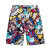 Summer Men's Beach Pants Large Size Fashion Printed Cropped Pants Teenagers Loose Casual Shorts Wholesale