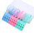 Plastic Clips Wind and Skid Drying Socks' Clip Multi-Functional Windproof Clip for Clothing Band Cable Strap Small Clip 12 PCs