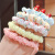6 Pcs/Boxed Ins Small Intestine Ring Floral Solid Color Large Intestine Hair Ring Internet Celebrity Colored Headband Thick Internet Celebrity Korean Style Rubber Band