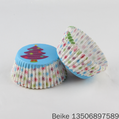 Christmas Style Cake Paper Support 11cm High Temperature Resistant Cake Paper Cake Cup Cake Paper Cup
