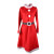 RNFW-1 Non-Woven Adult Dress Christmas Costume Christmas Women's Wear 3-Piece Set Christmas Clothes Suit