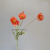 Home Decor Simulation Flower Poppies Silk Flower Flocking Simulation Poppies 4 Heads Artificial Plants Dropshipping Whol