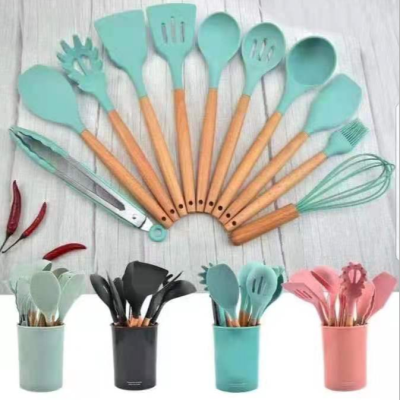 12-Piece Silicone Kitchenware Kitchen Supplies