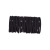 Korean Black 4mm High Elastic Rubber Band Hair Rope Hair Ring Female Hair Accessories Seamless Hairtie DIY Accessory Headdress Wholesale