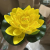 1 Pcs Floating Lotus Mixed Color Artificial Flower Lifelike Water Lily Micro Landscape for Wedding Pond Garden Fake Plan