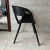 Light Luxury Creative Transparent Chair Modern Minimalist Plastic Dining Chair Coffee Designer Armrest Back Office Chair