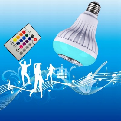 LED Music Bulb with HIFI Speaker Bluetooth Remote Control