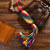 Tibetan Style Dorje Knot Hand-Woven Pendant Jewelry Color Prayer Wheel Car Hanging