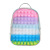 Cross-Border New Children's Bags Color Silicone Macaron Schoolbag Backpack Deratization Pioneer Bag Decompression Bubble