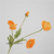 Home Decor Simulation Flower Poppies Silk Flower Flocking Simulation Poppies 4 Heads Artificial Plants Dropshipping Whol