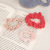 3 Pack ~ Fresh Mesh Floral Plaid Solid Color Small Intestine Hair Ring Small Large Intestine Head Rope Ins Hair Band for Girls